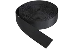 Romote Noir 10 Yards Nylon Ruban Multi-Webbing Utilisation Sangle Strapping (25 mm)