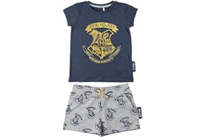 CERDÁ LIFE'S LITTLE MOMENTS Cerdá - Conjunto Camiseta y Pantalón Corto Niña de Harry Potter - Licencia Oficial Warner Bros