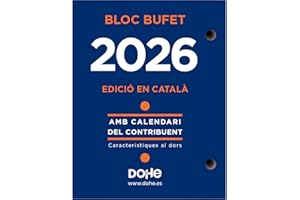 Dohe - Bloc de Bureau 2026 Catalan - Calendrier de Bureau Professionnel, Format Jour par Page, 12 Mois de Janvier à Décembre, Taille 8,5x11 cm, Fournitures de Bureau