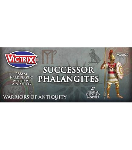 Victrix VXA004 - Armored Hoplites Mercenaries 5th-3rd Century BC - 28mm Plastic Miniatures Set Of 48 Figures