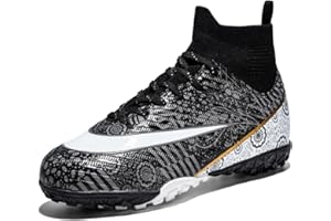 VTASQ Scarpe da Calcio per Ragazzi in Erba Artificiale, Scarpe da Ginnastica per Interni ed Esterni, Scarpe da Calcio, Unisex