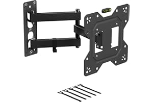 D-Line Support Mural TV pour 23 à 50 Pouces, offrant Une Totale liberté de Mouvement, Formats VESA 100x100 mm à 200x200 mm - Peut Soutenir Un Poids Maximum de 30 kg