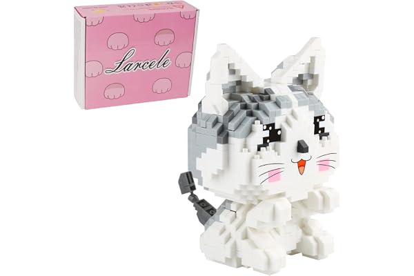 Larcele Lot de 1022 Blocs de Construction pour Mini Chat KLJM-02 (modèle 2284) réutilisables