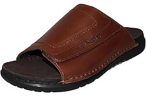 Hush Puppies Mens Casual Leather Sandals Corbin Slider