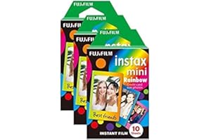 Fujifilm Instax Mini Rainbow Photo Film 30 Pack