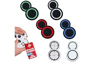 MISTER GIVER 12 Grips Ps5 | Thumbstick Ps5 | Grips Mando Ps5 | Tapas Joystick Ps4 | Grips Mando Ps4 | Botones Mando Ps5 | Grips para Ps4 | 12 Agarres para el Pulgar Silicona | Fundas Joystick Xbox One Series X/S