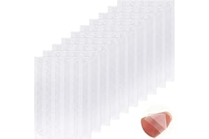 ZEYIYER 1020 PCS Self Adhesive Photo Corner Stickers, DIY Pictures Mounting Corners, Clear Photo Corners for Albums Scrapbook Journal DIY Picture Album, 10 Sheets Transparent