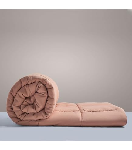 Buy Spaces Esential 144 Double Bed Quilt 144 TC 100% Cotton, Rust