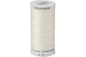 GÜTERMANN Gutermann 0299 Fil Extra résistant, Polyester, Blanc Laiteux 5,5 x 2,7 x 2,7 cm