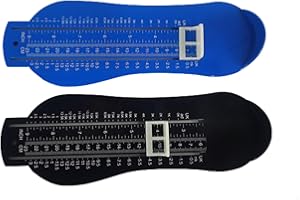 Mystiqut 2 Pcs Foot Measure for Children Uk Shoe Size Measure Uk Shoe Measure for Kids Uk Foot Measure Uk Child Foot Measure Uk Size Professional Measuring Length 5.5-23cm(2 Color)
