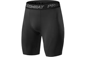 Towintec Pantaloncini a Compressione da Uomo Palestra Collant Sportivi da Corsa Intimo Allenamento Atletico Running Spandex Strato di Base Breve per Ciclista Basket Pallavolo Corsa