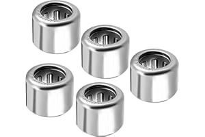 Kozelo 5pcs HK0608 Needle Roller Bearings - [6mm Bore Dia x 10mm Outside Dia x 8mm Width] Drawn Cup for Agricultural Construction Equipment Use, GCr15