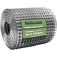 C&Xanadu 100mm X 6m Wire Mesh Roll,Rodent Proofing Metal Mesh Galvanised,Welded Steel Mesh Panels Stop & Prevent Rat & Mouse Access