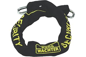 Burg-Wächter Fyrkantig kedja, högkvalitativ textilbeläggning, längd: 60 cm, tjocklek: 6 mm, SKM 6/60