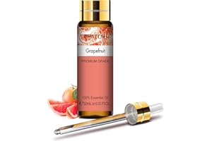 PHATOIL Olio Essenziale Pompelmo 10 ml, Oli Essenziali per Diffusori, Oli di Pompelmo Naturali Puri per Aromaterapia Umidificatori Candele Fai da Te