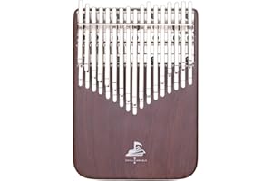 COFFINSEA Chill Angels ECO Kalimba Daumenklavier mit 34 Tasten, C-gestimmt, chromatisch, doppelschichtig, Ebenholz, Daumenklavier, Mbira, Fingerklavierinstrument, Geschenk für Kinder, Erwachsene, Profis (34