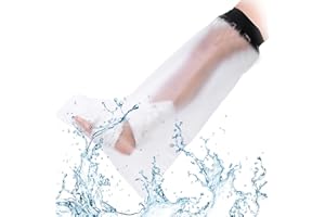 NJCXOLA Copertura impermeabile gamba. Protezione gesso riutilizzabile. Protezione doccia/bagno. Coprigesso: lesioni, ferite e tatuaggi. Protezione Impermeabile. Copertura per Ingessatura gamba(Adulti