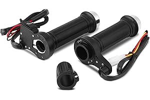 ‎YOSOO Motorradgriff, Griffheizung Motorrad, Beheizte Motorradgriffe, Motorrad Heizgriffe Lenkerheizung Motorrad mit Abdeckungen und Manschetten für Lenker Universal 22 mm (7/8 Zoll) für Motorräder (1 Paar)