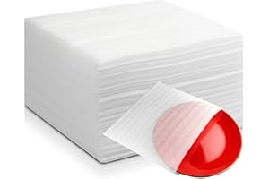 YIYICO Folia piankowa, materiał do pakowania 20 cm x 20 cm, 100 sztuk, piankowy worek do przeprowadzki