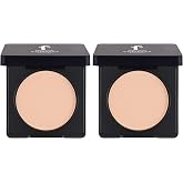 Flormar Y&uuml;ksek Pigmentli &amp; Yarı Mat Bitişli İnce Yapılı Kompakt Pudra MEDIUM CREAM ROSE (2 paketi)