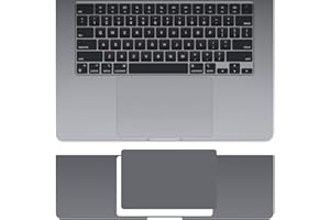 CaseBuy MacBook Air 15 inch PalmRest Protector for 2023 MacBook Air 15" M2 Chip A2941 Anti-Strach Wrist Rest Decal Sticker Keyboard Cover Skin for MacBook Air 15 -Space Grey