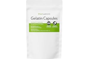 YOURSUPPLEMENTS Your Supplements - Size 000 Empty Gelatin Capsules (250 Pack)