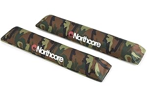 Northcore Almohadillas aerodinámicas de Barra de Techo Camoflauge
