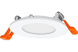 OSRAM Downlight Slim 85 mm LED-infällt ljus 4,5W 3000K varmvit 240 lumen platt design IP20 enkel installation för vardagsrum och korridorer
