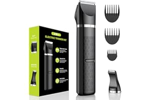 Rolgno Tondeuse Cheveux Hommes, Rasoir Femme Maillo, Rechargeable Tondeuse Corps Homme avec Lame Céramique Remplaçable, IPX7 Étanche, Utilisation Humide/Sèche, Bodygroom pour Bras/Jambes/Aisselle