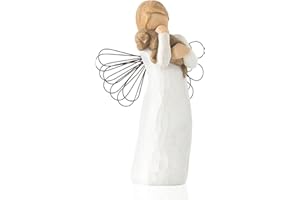 SUZEYEN Dog Memorial Statue – Angel Dog Figurine Sympathy Gift for Pet Loss, Dog Lover Gifts for Women, Remembrance Sculpture Keepsake Home Decor