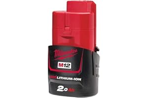 Batterie MILWAUKEE 12V 2Ah Red Li-Ion M12 B2-4932430064