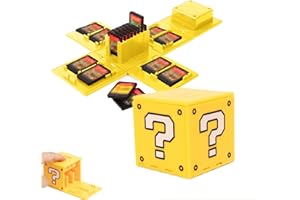 doepeBAE Custodia Giochi Switch per 16 Cartucce – Scatola Compatta con Apertura Rapida a Pulsante – Antiurto e Portatile (A1)