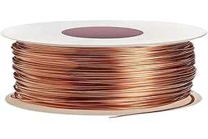 Zyiphor Reiner Kupferdraht 1mm x 20m T2 Blanker Kupferdrähte Basteldraht Schmuckdraht Kupferspulen Copper Wire für Schweißen, Experiment, Schmuck, Garten, Pflanzen
