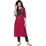 ZIYAA Women's Crepe Kurta