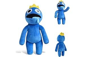 WAIMXDAO Bleu CHDHB-4 Rainbow Friends Plush, 11,8po Plush Doll,Rainbow Chapter 2 Peluche Amis Arc-en-Ciel,Blue Wiki Peluche,Hot Game pour Tous garçons et Filles (Bleu)