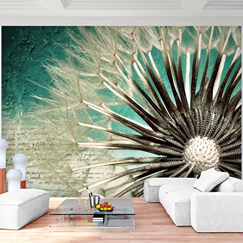 Fototapete Pusteblume 396 x 280 cm - Vliestapete - Wandtapete - Vlies Phototapete - Wand - Wandbilder XXL - !!! 100% MADE IN GERMANY !!! Runa Tapete 9023012b