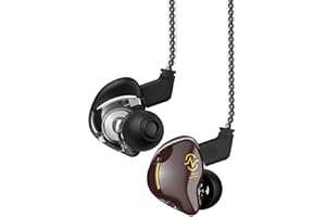 Yinyoo CCZ - Auriculares de Diadema con Cable con Controlador dinámico 1DD, Sonido de Graves HiFi para músicos, batería, Iglesia, Entrenamiento