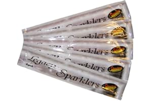EXCLUSIVE ONLINE 25cm (10") Legacy Handheld Sparklers (6 Packs (30 Sparklers)) Perfect for Bonfire Night Halloween Christmas New Year Birthday Anniversary and Other Celebrations