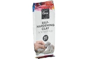 Galvog® Air Dry Clay Self-Hardening Modelling Clay 500gm | Air Drying Clay Ready to Use for Professional DIY Pottery Crafting Sculpturing Kids & Adults