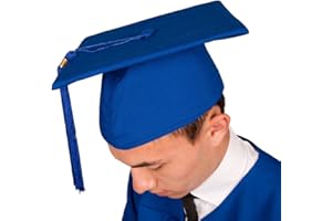 GRADUATION ATTIRE Traditional Graduation Cap/Mortarboard in 7 Colours - Children & Adult Sizes