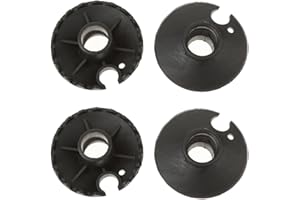 Gazechimp Lot de 4 bâtons de randonnée / assiettes de randonnée / bâtons de trekking - Assiettes de randonnée avec filetage en noir