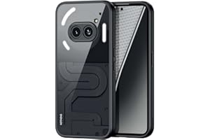 SEIAIYG Etui na Nothing Phone 2a, lekki hybrydowy twardy PC + miękki zderzak TPU odporny na wstrząsy futerał ochronny [zaprojektowany z przezroczystym tyłem], przezroczyste