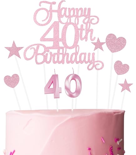 Topper Per Torta 40 Anni Legend Since 1985 Con Glitter