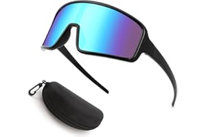 ‎KARSAER Karsaer Fahrradbrille Sport Sonnenbrille Schnelle Brille Rave Herren Damen Jugendliche Sportbrille 12-18 Jahre Junge Mädchen für Rennrad Laufen MTB Ski Wandern mit UV400-Schutz