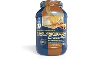 NET Integratori Farmacia ISOLATE PRO Grass Fed - 700g Wafer Nocciola - Proteine Isolate Con EAA Aminoacidi Essenziali e BCAA - Massimizza La Sintesi Proteica e La Crescita Muscolare