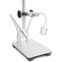 Aluminiumlegierung Ständer für USB Digital Mikroskop Kamera, Bysameyee Universal Einstellbare Mikroskop Metall Ständer…