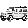 VARIYA ENTERPRISE® 1:32 Mercedes Brabus G500 Toy Car Metal Pull Back Diecast Car with Openable Door and Sound Light, Gifts Toys for Kids【 White 】