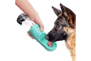 YOUTHINK Przenośna butelka na wodę dla zwierząt domowych, podróżny dozownik kubka na wodę dla psów, kotów, małych zwierząt, odwracalna i lekka szczelna miska na napoje klasy spożywczej na zewnątrz