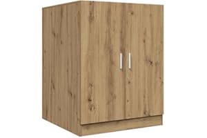 vidaXL Mobile per Lavatrice Rovere Artigianale 70,5x71,5x91,5 cm, mobiletto per lavatrice, armadio per lavanderia, armadietto per lavanderia