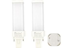 FExYinz LOT de 2 G24D LED Ampoule Ra 90 Se Brancher 5 ans de garantie 2 épingle Lampe LED Ampoule Compacte PL-C LED Tube CFL Lumière